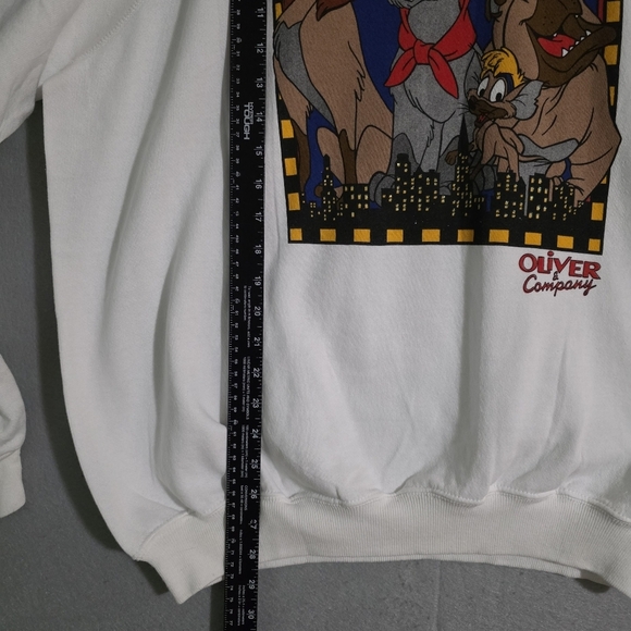 NWT VTG Disney Oliver And Company Crewneck Sweatshirt Made In USA Size XL - Picture 4 of 11